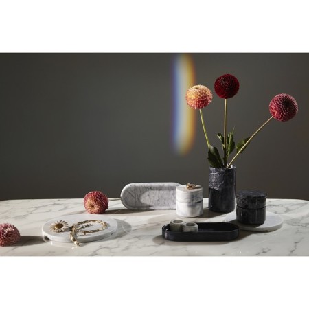 Bergenson Bjorn Marm tray, white marble, 25x10 cm-7