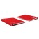 Notebook on rings A5 100 sheets of Erichkrause IQ Fineline Classic Plastic Cover Red, OFSET 80 g/m², White is 100% mix