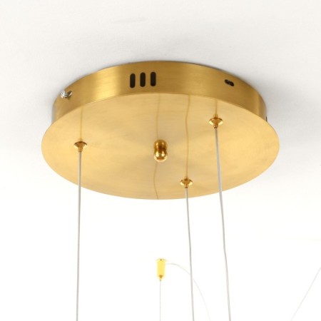 Semi-ring chandelier LED 120W brass 40-60-80x50cm Bayerlux-5