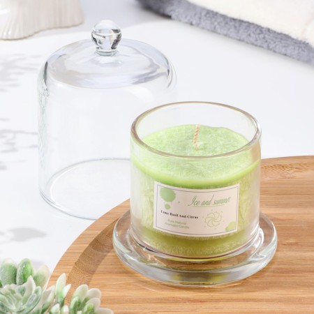 Aromatic candle in the Bank "Dome", lavender-2