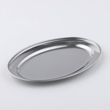 Stainless steel tray, 21.5 × 15 × 1.5 cm