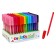 Ballpoint handle "Carioca" "Fiorella", 1.0 mm node, super soft letter, neon case, mix