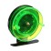 Inertial coil, plastic metal, diameter 6.5 cm, black-green color, 701