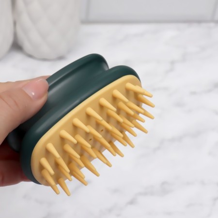 Brush - head washing massage, 10 × 6 × 6.2 cm, in a blister, color mix-5