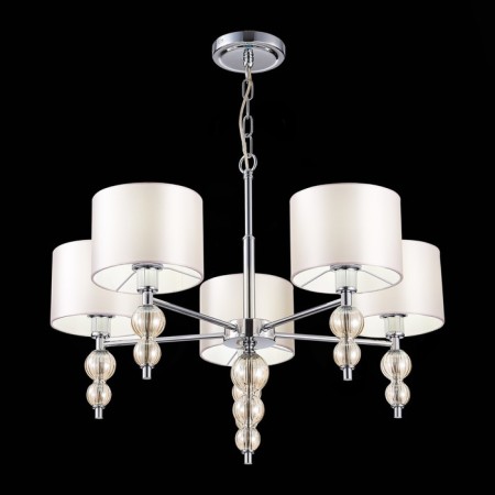 Suspended EVOLUCE lamp. Sle105703-05. Ramer. 5x40 watts, E14, 58x58x43 cm, chromium color-6