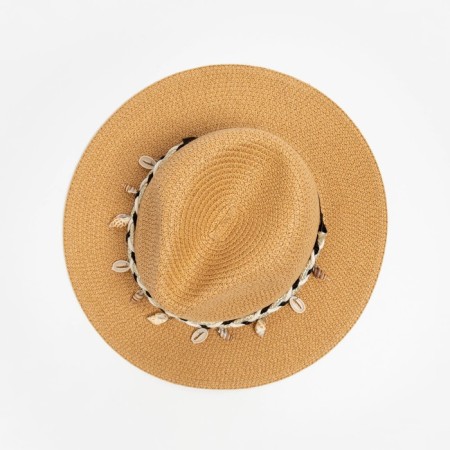 Women's hat minku beige color, rr 56-58-1