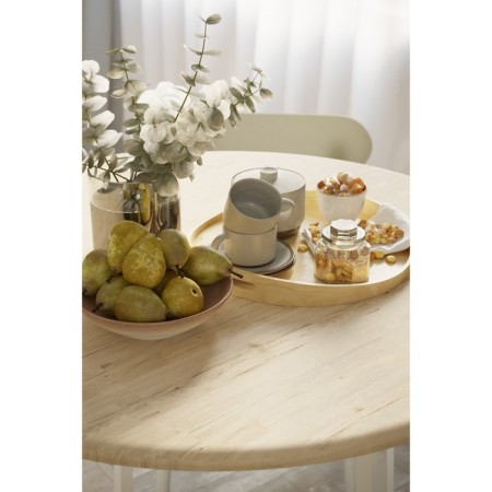Dining table "Medison", 800 × 800 × 720 mm, support metal, color of the oak sanremo-3