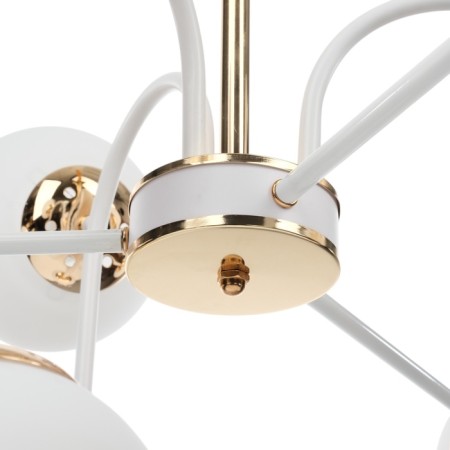 Causte "Punto" 9he27 white-gold 76x76x78 cm-10