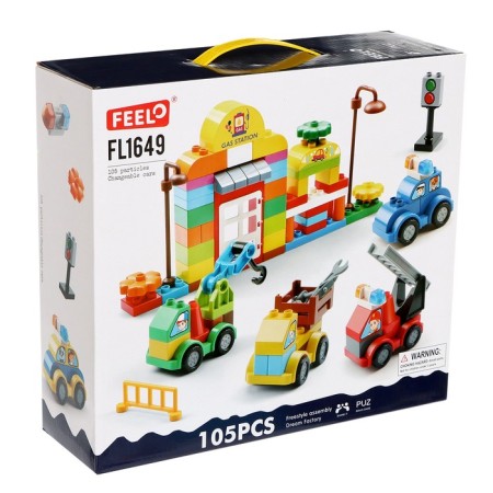 Designer city "Stuffing", 105 parts-1
