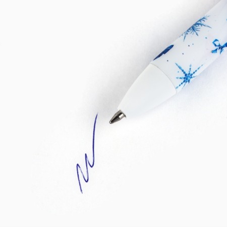 Automatic matte handle "Fairytale", blue paste 0.7 mm-2