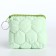 Women's wallet with lightning, green color