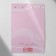 Kulons "Uzolnutini" racket and oxide, white-pink color in silver, 40 cm