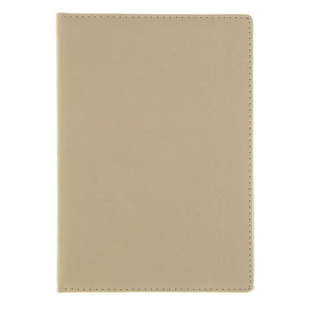 Delivery of a low -up a5, 160 Velvet sheets, hard cover, artificial leather, beige