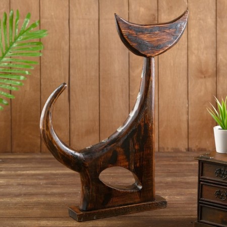 Souvenir tree "Moon Cat" 51x37x6 cm-1