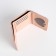 Baby wallet on the button, pink color
