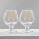 Gift set of glasses for cognac "Principle of Men", 265 ml.