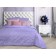 ARTI bedspread, size 180x200 cm, lilac color