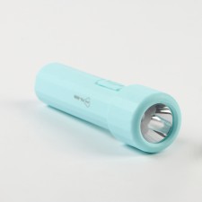 Manual battery, 1.5 W, 400 mAh, 3535LED, 2 modes, IPX2, 10.5 x 3 cm, blue
