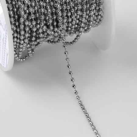 A chain for a bag, iron, d = 2.3 mm, 10 ± 0.5 m, silver color-1