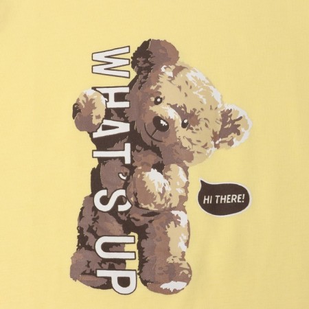 T -shirt for nursery, yellow color/What S Up, height 128 cm-2