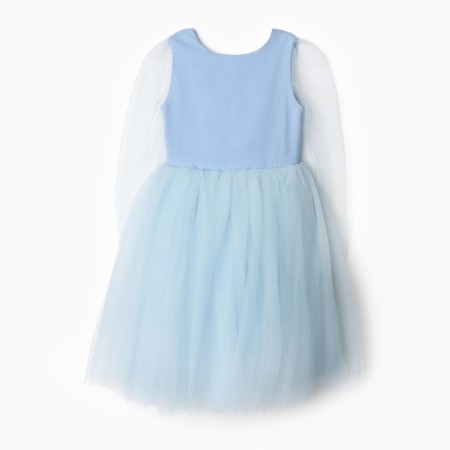 Платье нарядное детское MINAKU: PartyDress, цвет голубой, рост 110 см-4