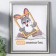 Photo frame plastic 30x40 cm silver (790)