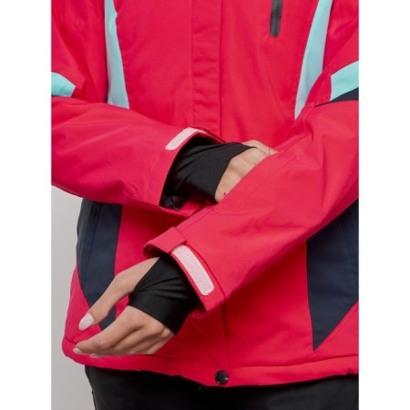 Ski jacket female winter, size 42, pink color-3