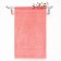 Terry towel with a Greek border 70x140 cm, Sunkist Coral, cotton 100%, 430g/m2
