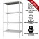 Metal rack MS-244, 200x100x40 cm
