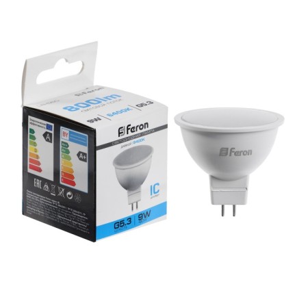 LED LED Feron (9W) 230V G5.3 6400K MR16, LB-560