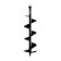 Sknk for motorized carriers of the bison 7051-10, 800 mm, d = 100 mm, D connection 20 mm, single-phase