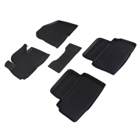 Hyundai IX35 rubber rugs, with a high side