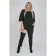 Female blouse, size 62, black color