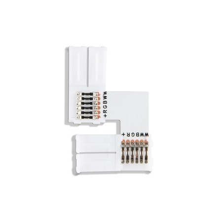 Corner L for LED tape 5050 12/24V (6 contact) GS6801, 10 pcs
