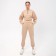 Costume (sweatshirt, trousers) minku: casual collection is beige color, size 44