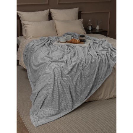 Texrepublic blanket, size 200x220 cm, gray color-8