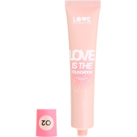 Cream Tonal Love Generation Love Is the Foundation, tone 02 light beige, 30 ml