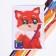 Cross -stitch "Lisenok", set for creativity, 14 x 10 cm