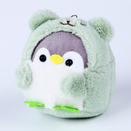 Soft toy "Penguin" on a key fob, 10 cm, color mix-1