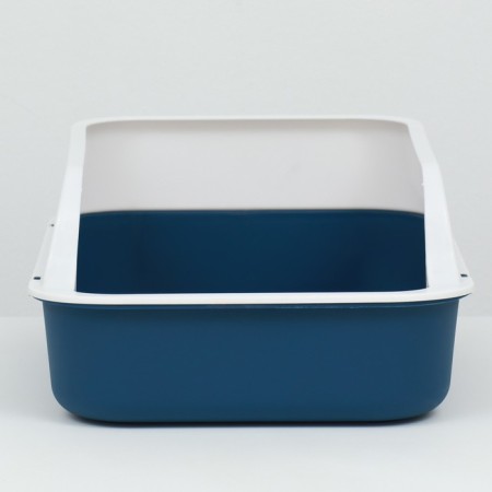 Toilet with an side, 40x29x15 cm, blue-3