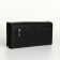 Women's wallet on magnets, black color