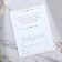 Invitation in the craft envelope for the wedding "Golden Sequins", 10 x 15 cm