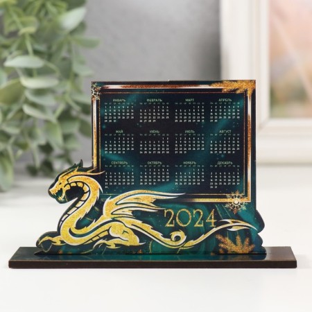 Calendar "Malachite" 12x7.5x3 cm
