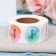 Stickers in the Roll "Gradient", 500 pcs, 2.5 x 2.5 cm