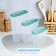 A set of containers for bulk products, 3 pcs: 0.9 l, 1.5 l, 2.1 l, pistachio color