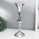 Summary of Metal for 1 candle "elegant" silver 38x13x13 cm