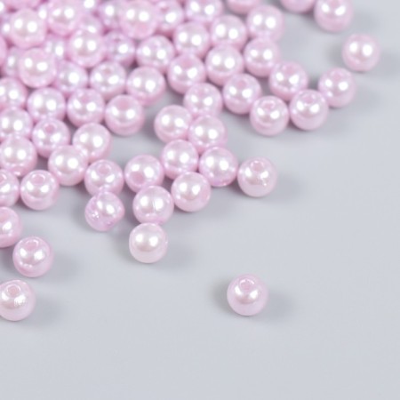 Beads for creativity plastic "Direct pink" set of 20 g d = 0.6 cm
