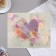 The complex is a complex "Happy Wedding Day!" flowers, heart, green background, 12.5x19.4 cm