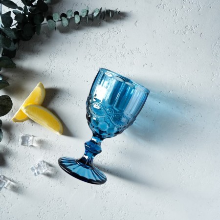 Magistro glass glass "La-Channel", 250 ml, 8 × 15.5 cm, blue color-8