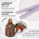 Lightning "Spiral", No. 5, detachable, automatic lock, 60 cm, lilac color